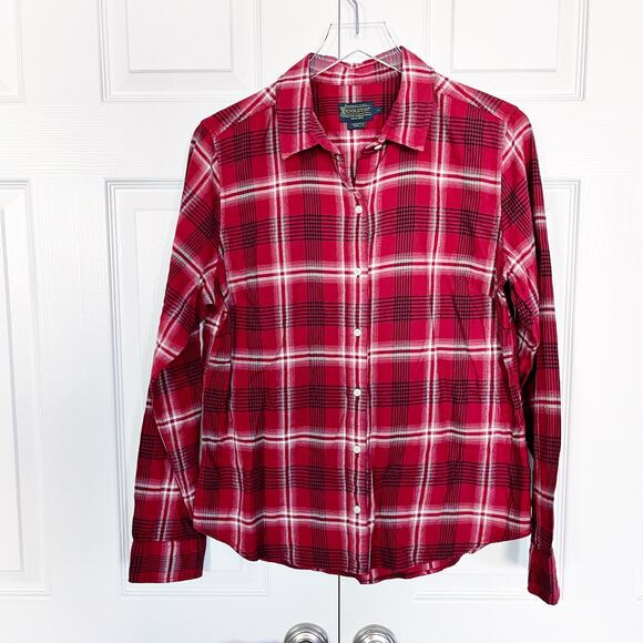 Pendleton Red Plaid Button Down Flannel - Picture 1 of 6